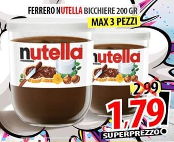 Il Genio Supermercato Ferrero Nutella Bicchiere 200 gr offerta