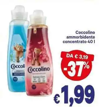A&O Coccolino Ammorbidente concentrato 40l offerta