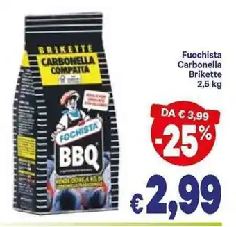 Fuochista Carbonella Brikette 2,5kg