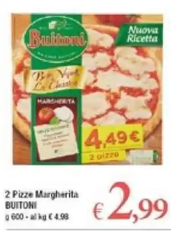 A&O Buitoni 2 Pizze Margherita 650g offerta