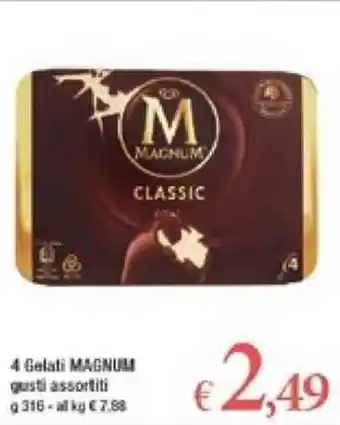 A&O Magnum 4 Gelati gusti assortiti 316g offerta