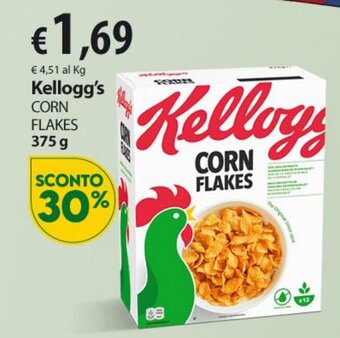 Extra Supermercati Kellogg's Corn Flakes 375 g offerta