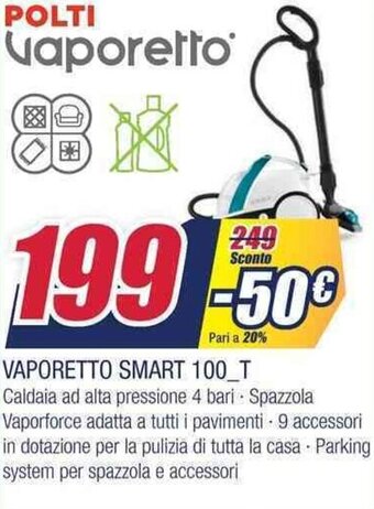 Trony Polti Vaporetto Smart 100_T offerta