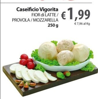 Extra Supermercati Caseificio Vigorita Fior di Latte Provola/Mozzarella 250 g offerta