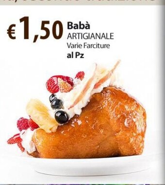Extra Supermercati Babà Artigianale Varie Farciture offerta