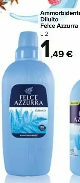 Carrefour Market Felce Azzurra Ammorbidente Diluito offerta
