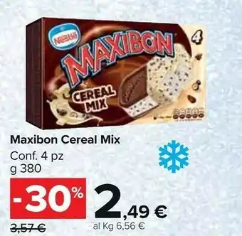 Carrefour Nestlè Nestle Maxibon Cereal Mix offerta