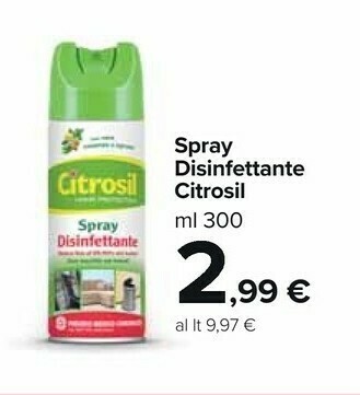 Carrefour Market Citrosil Spray Disinfettante 300 Ml offerta
