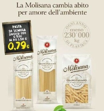 Doro Supermercati La Molisana Pasta Di Semola offerta