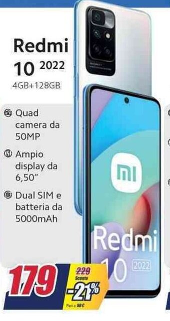 Trony Redmi 10 2022 offerta
