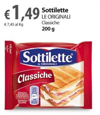 Sottilette Le Originali Classiche 200 g
