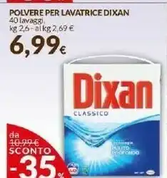 Doro Supermercati Dixan Polvere Per Lavatrice 2600 G offerta