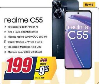 Trony Realme C55 offerta