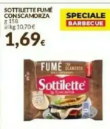 Doro Supermercati Sottilette - Fumè Con Scamorza 158 G(ml) offerta