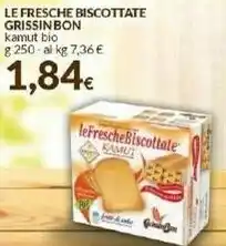 Grissin Bon - Le Fresche Biscottate Kamut Bio 250 g(ml)