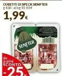 Doro Supermercati Senfter Cubetti Di Speck 100 G(ml) offerta