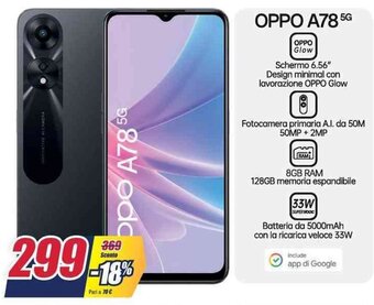 Trony Oppo A78 5G offerta