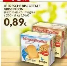 Grissin bon Le Fresche Biscottate Gusto Classico 250 G(ml)
