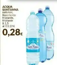 Doro Supermercati Sant'Anna - Acqua Minerale Naturale Lievemente Frizzante 1500 G(ml) offerta