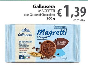 Extra Supermercati Galbusera Magretti con Gocce di Cioccolato 260 g offerta