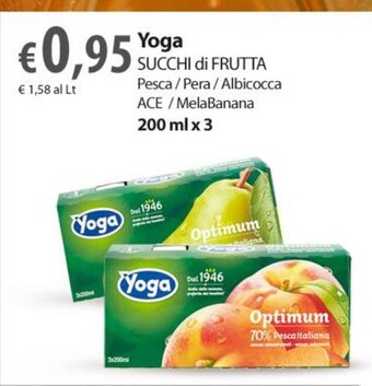 Extra Supermercati Yoga Succhi di Frutta 200 ml x 3 offerta