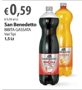Extra Supermercati San Benedetto Bibita Gassata 1,5 Lt offerta