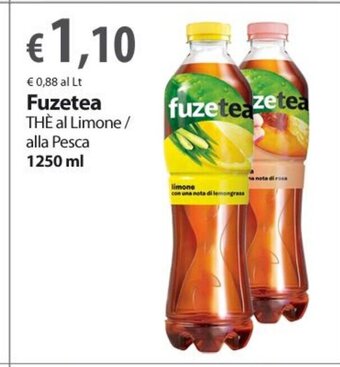 Extra Supermercati Fuzetea Thè al Limone/ alla Pesca 1250 ml offerta