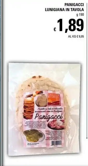 Basko Lunigiana in Tavola - Panigacci offerta