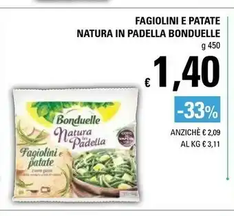 Basko Bonduelle Bonduelle - Fagiolini e Patate Natura in Padella 450 g(ml) offerta
