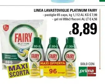 Basko Fairy Linea Lavastoviglie Platinum offerta
