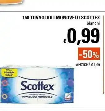 Basko Scottex Tovaglioli Monovello offerta
