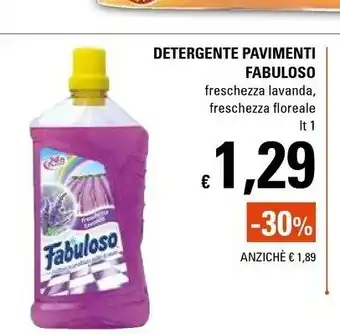 Basko Fabuloso Detergente Pavimenti offerta