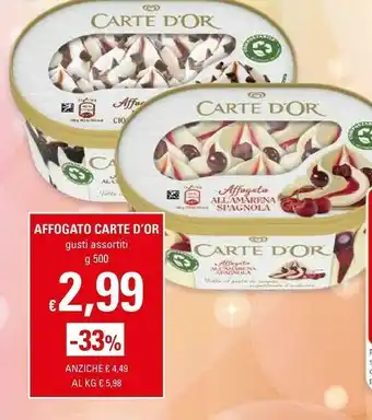 Basko Carte d'or Affogato Al Caffè 500 G(ml) offerta