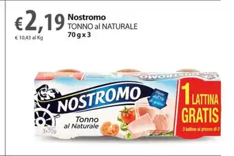 Nostromo Tonno al Naturale 70 g x 3