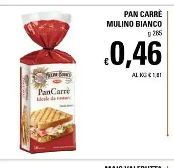 Basko Mulino Bianco Pan Carrè Ideale Da Tostare 285 G(ml) offerta