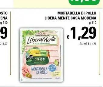 Basko Casa Modena Mortadella Di Pollo LiberaMente 110 G(ml) offerta