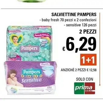 Basko Pampers Baby Fresh Salviettine 70 Pz offerta