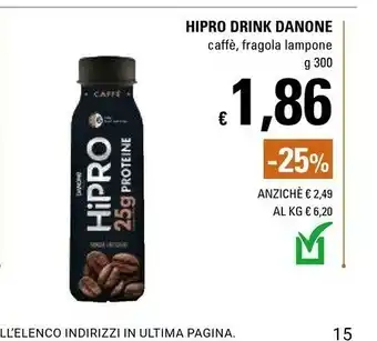Basko Danone Hipro Caffe 300 G offerta