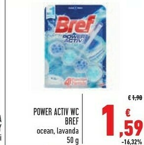 Conad Bref Power Activ Wc Ocean/ Lavanda offerta