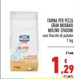 Conad Molino spadoni Farina Per Pizza Gran Mugnaio Con Fiocchi Di Patate offerta