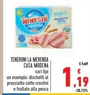 Conad Casa Modena Teneroni L'Originale 150 G(ml) offerta