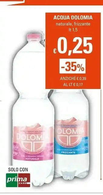 Basko Dolomia - Acqua Minerale Naturale offerta