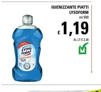 Basko Lysoform Igienizzante Piatti offerta