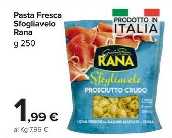 Carrefour Market Giovanni Rana - Pasta Fresca all'Uovo Fettuccine 250 g(ml) offerta