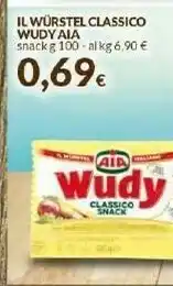Doro Supermercati Aia Wudy Classico Snack 100 G(ml) offerta
