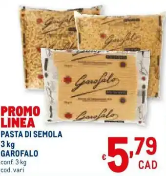 Metro Pasta Di Semola Garofalo 3 kg offerta