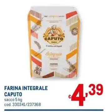 Metro Farina Integrale Caputo 5 kg offerta