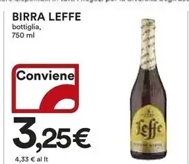Ipercoop Leffe birra offerta
