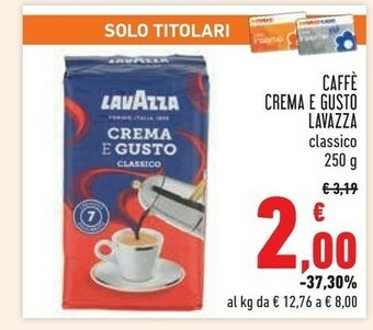 Conad Lavazza Caffè Crema E Gusto offerta