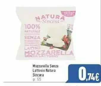 C+C Italmarket Natura sincera Mozzarella Senza Lattosio 125g offerta